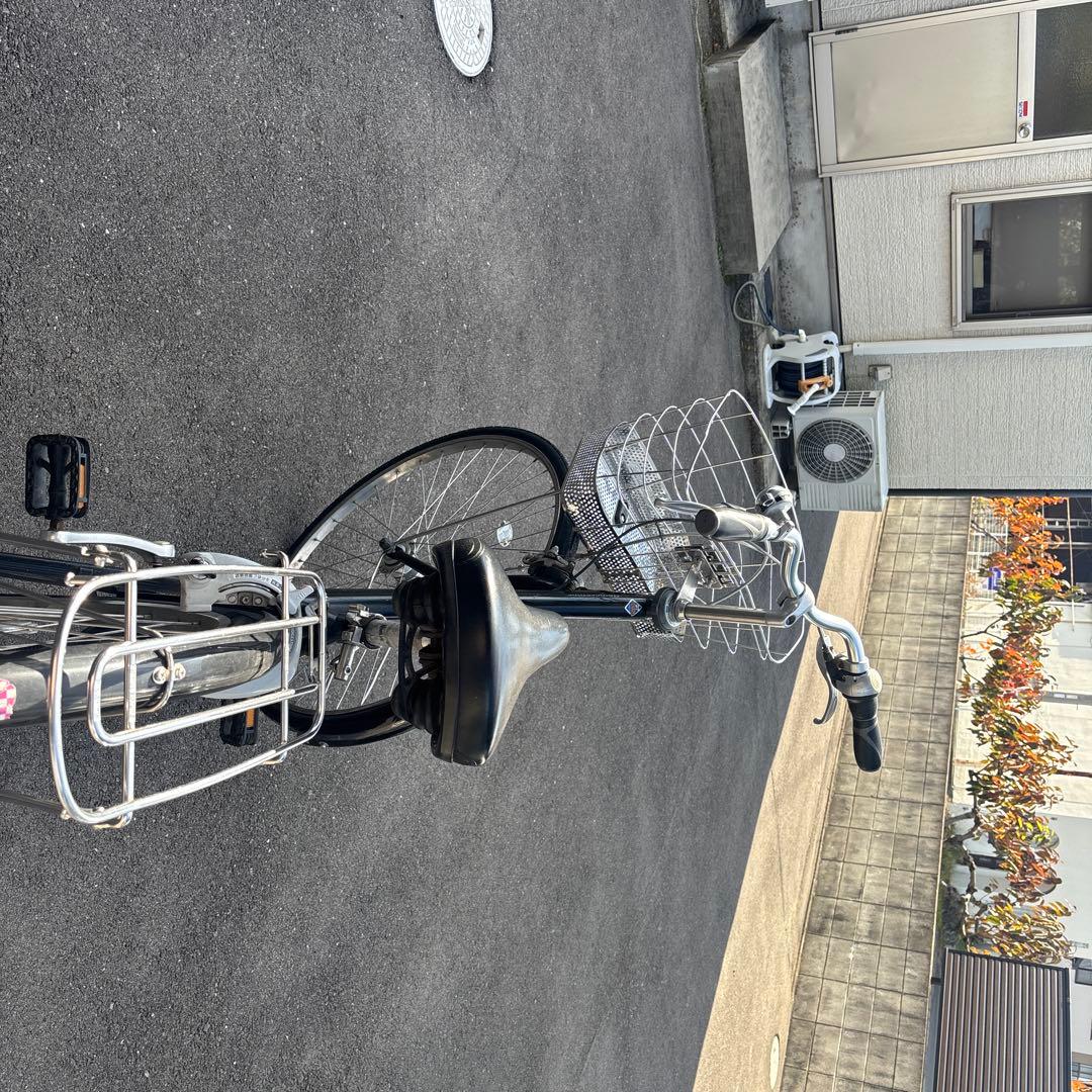 ブリジストン通学シティサイクル ブラック アルベルト27インチ変速付