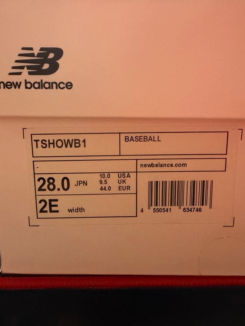 New Balance TSHOWB1 トレーニングシューズ 28.0cm