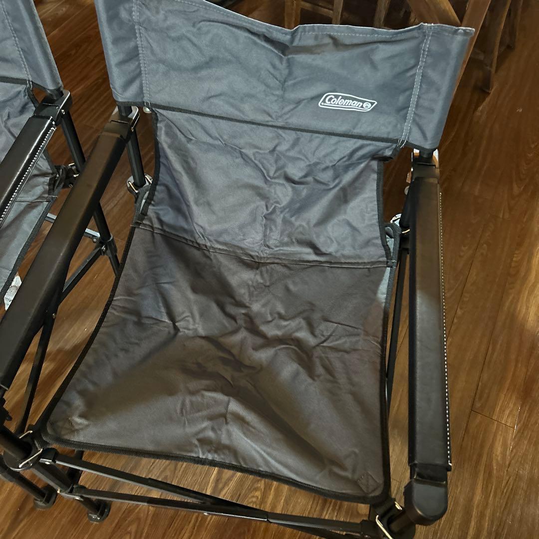 ケンカリColeman 2wayチェア 2脚セット グレー　カスタム