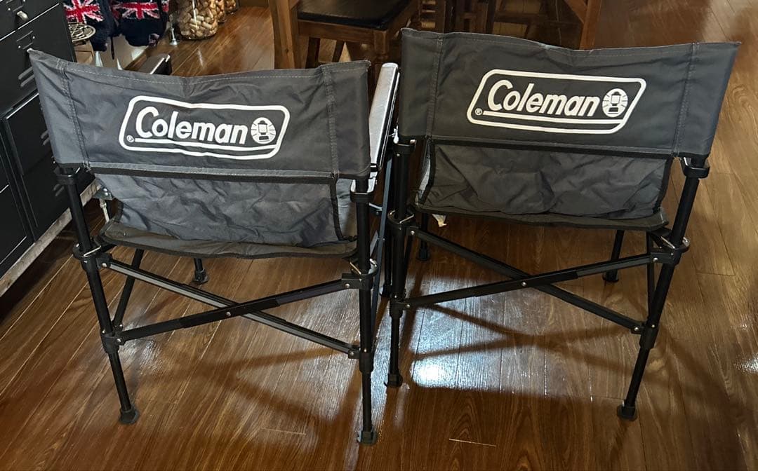 ケンカリColeman 2wayチェア 2脚セット グレー　カスタム