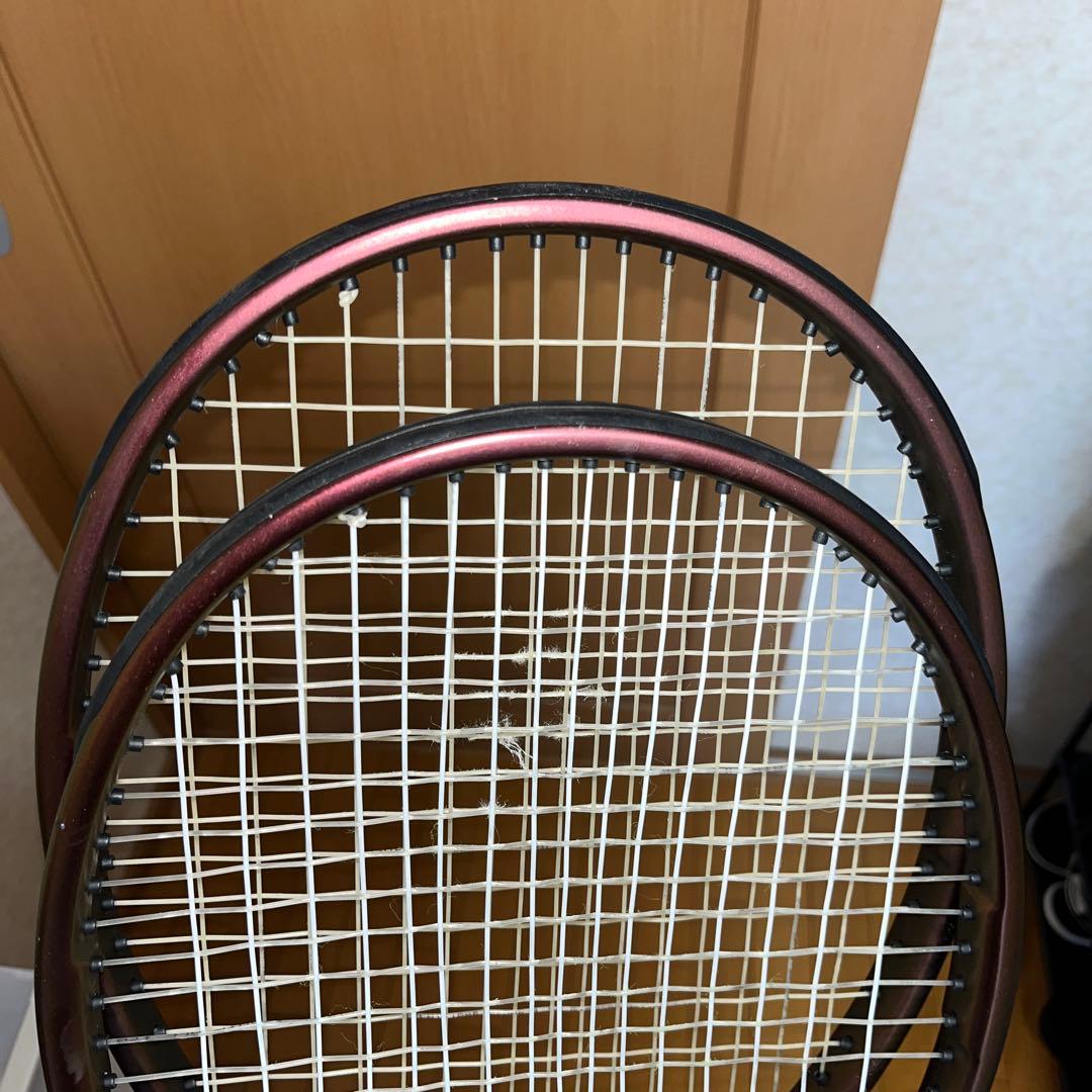 Wilson Pro staff v14テニスラケット2本セット ラケットバック