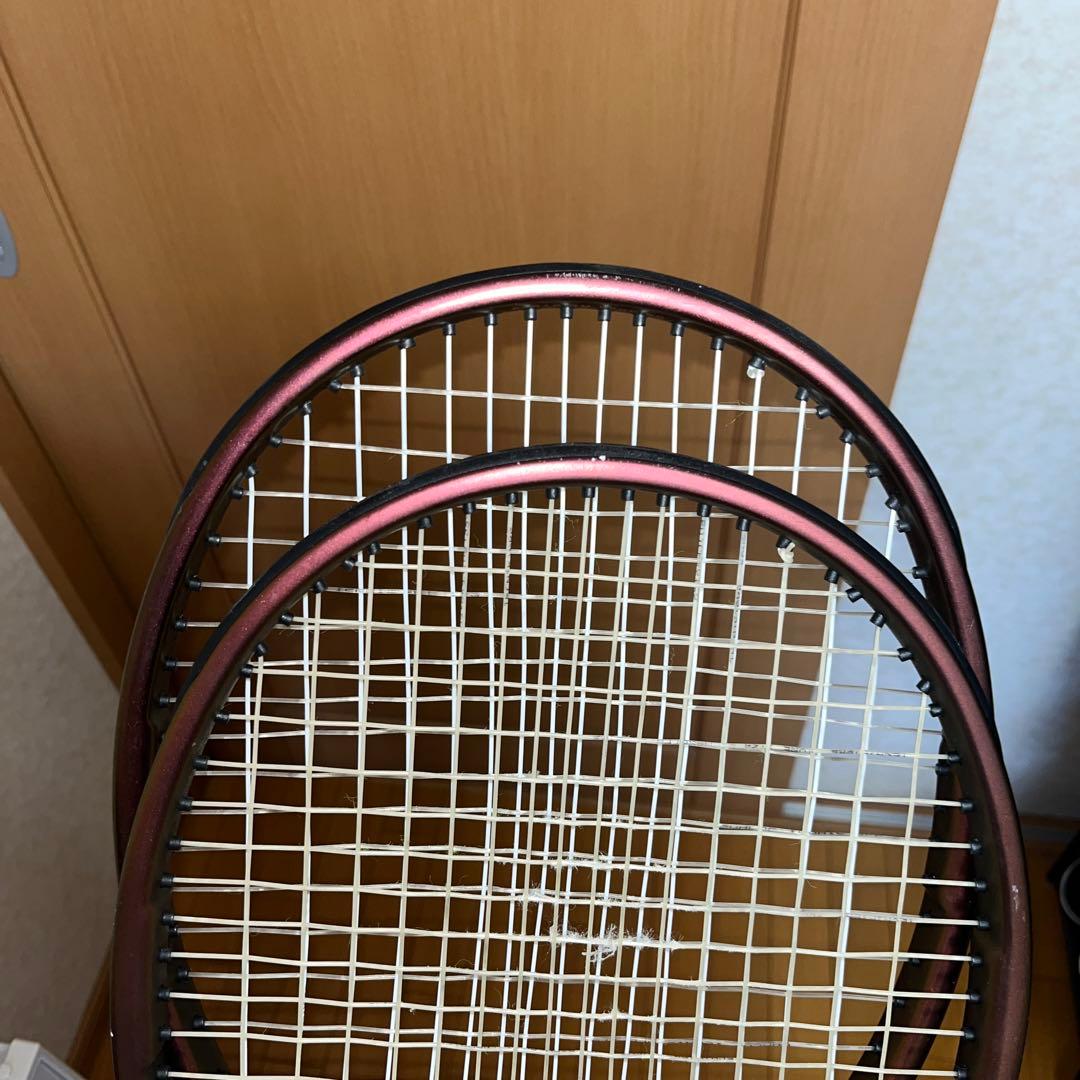 Wilson Pro staff v14テニスラケット2本セット ラケットバック