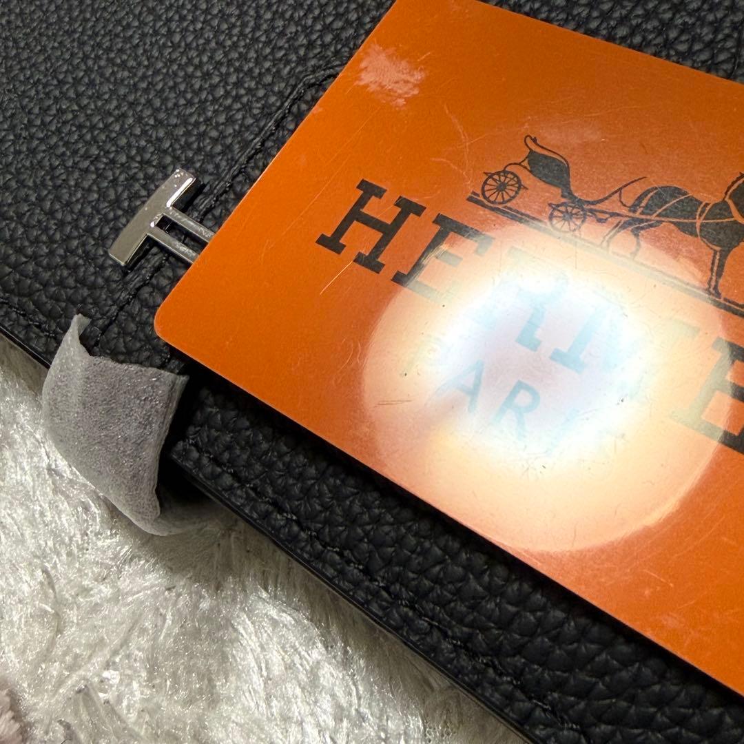 海外ノベルティ■長財布■べアン■黒■HERMES■新品未使用