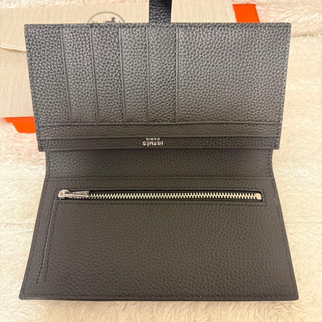 海外ノベルティ■長財布■べアン■黒■HERMES■新品未使用