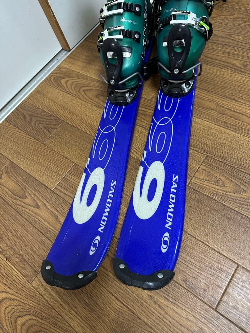 2セット SALOMON スキー板 99 cm, ブーツRX-100 24.5