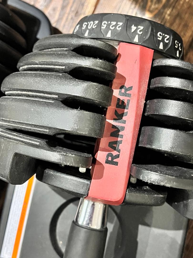 可変式ダンベル 24kg RANKER アジャスタブルダンベル　筋トレ　スポーツ