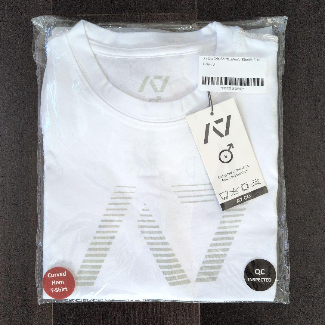 【新品未使用】A7　BarGrip キネティック　カーブドヘムTシャツ　メンズS
