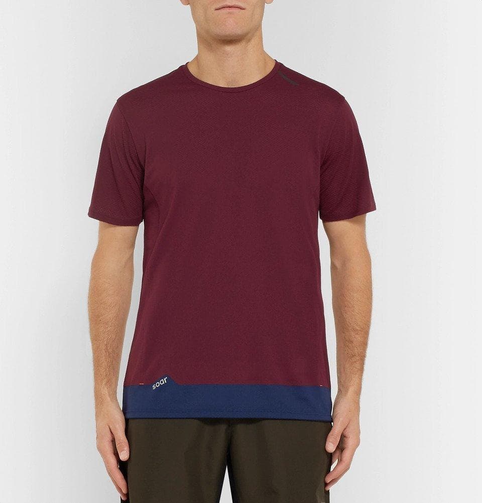 【極美品】 Soar Running メッシュパネル ジャージー Tシャツ M