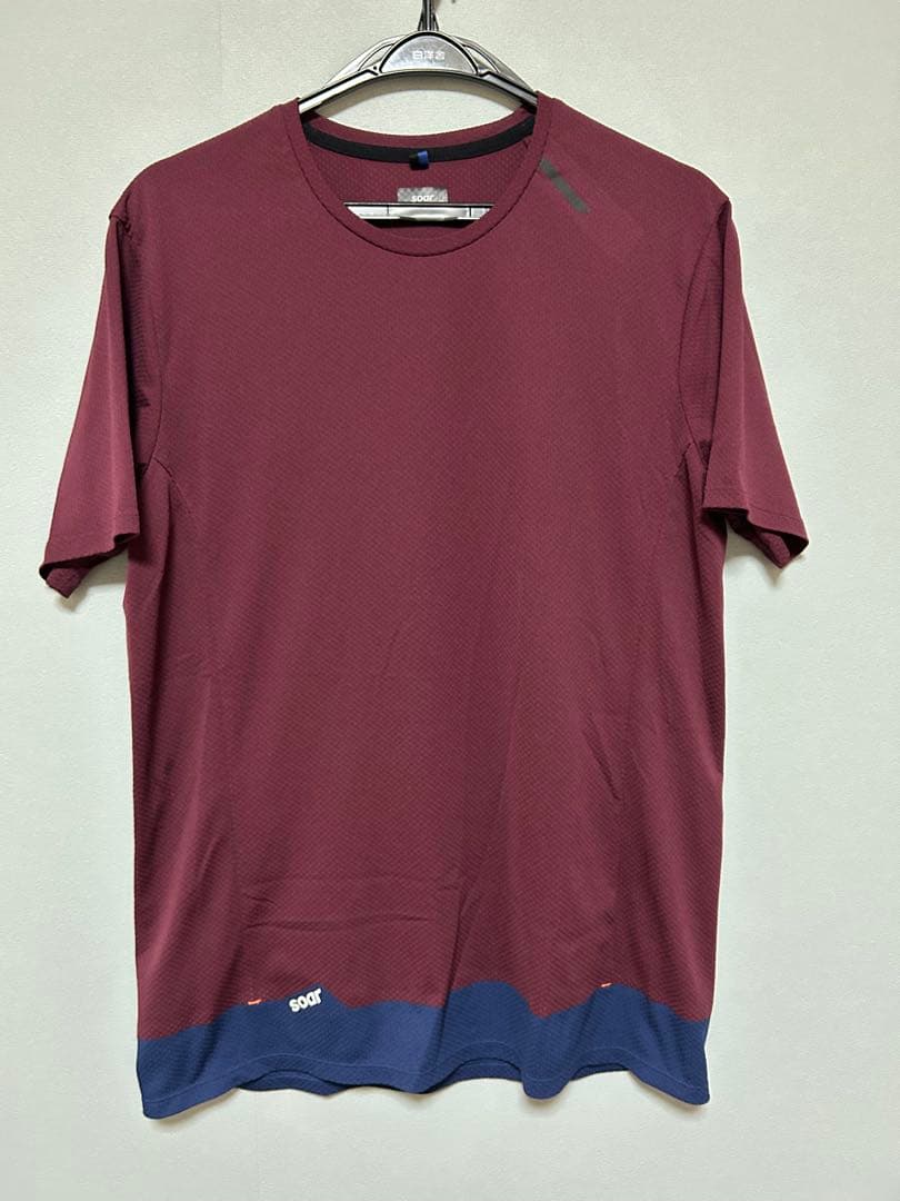 【極美品】 Soar Running メッシュパネル ジャージー Tシャツ M
