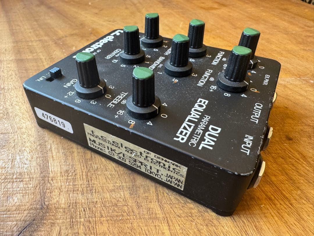 ギター t.c.electronic DUAL PARAMETRIC EQUALIZER