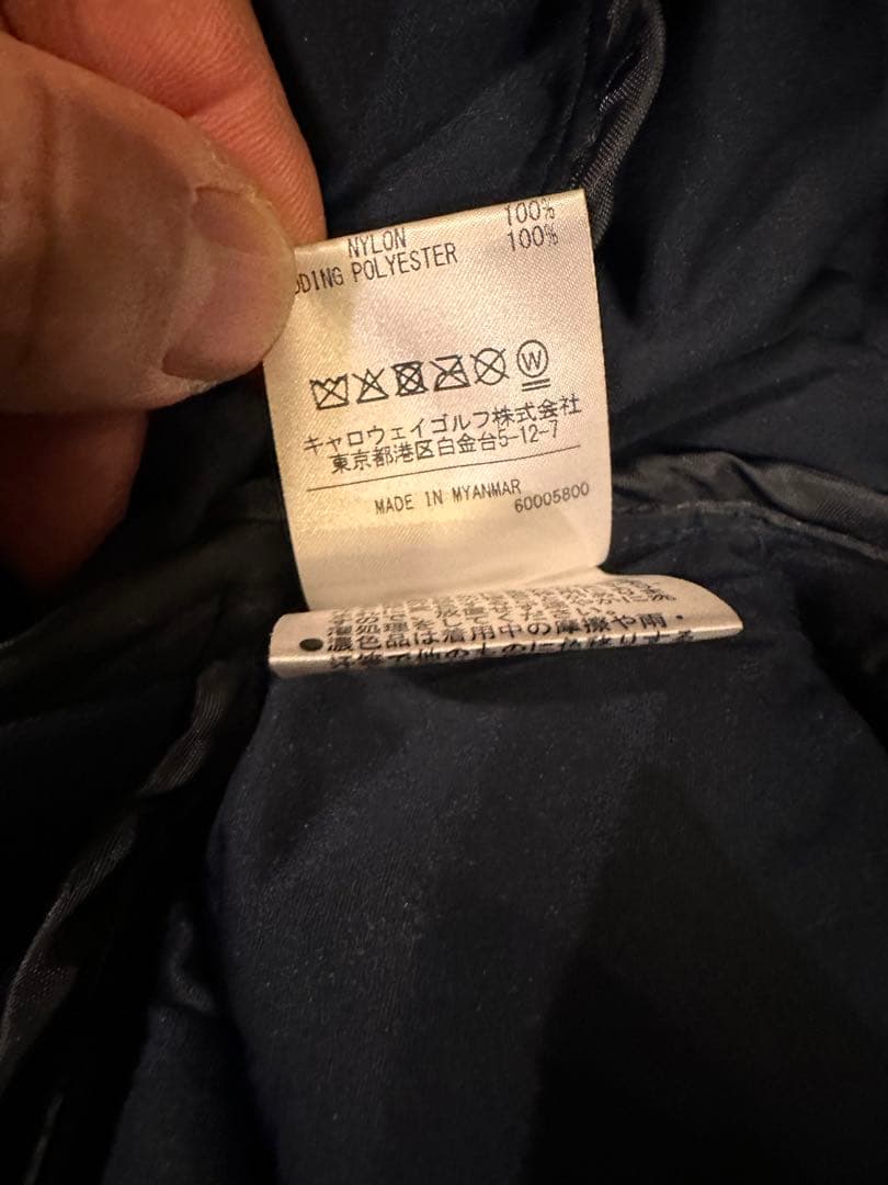Callaway ネイビー 中綿　ストレッチ　防寒　4L