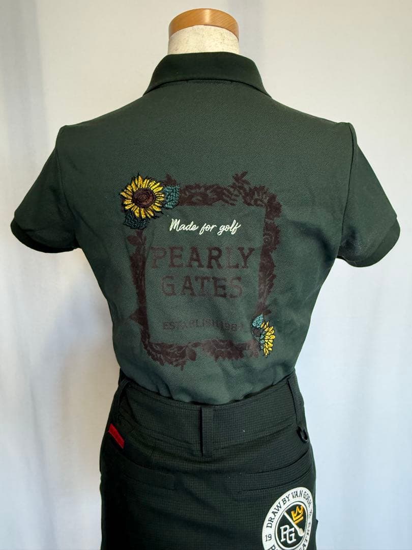 PEARLY GATES ゴルフウェアポロシャツとスカートのセットアップ　美品
