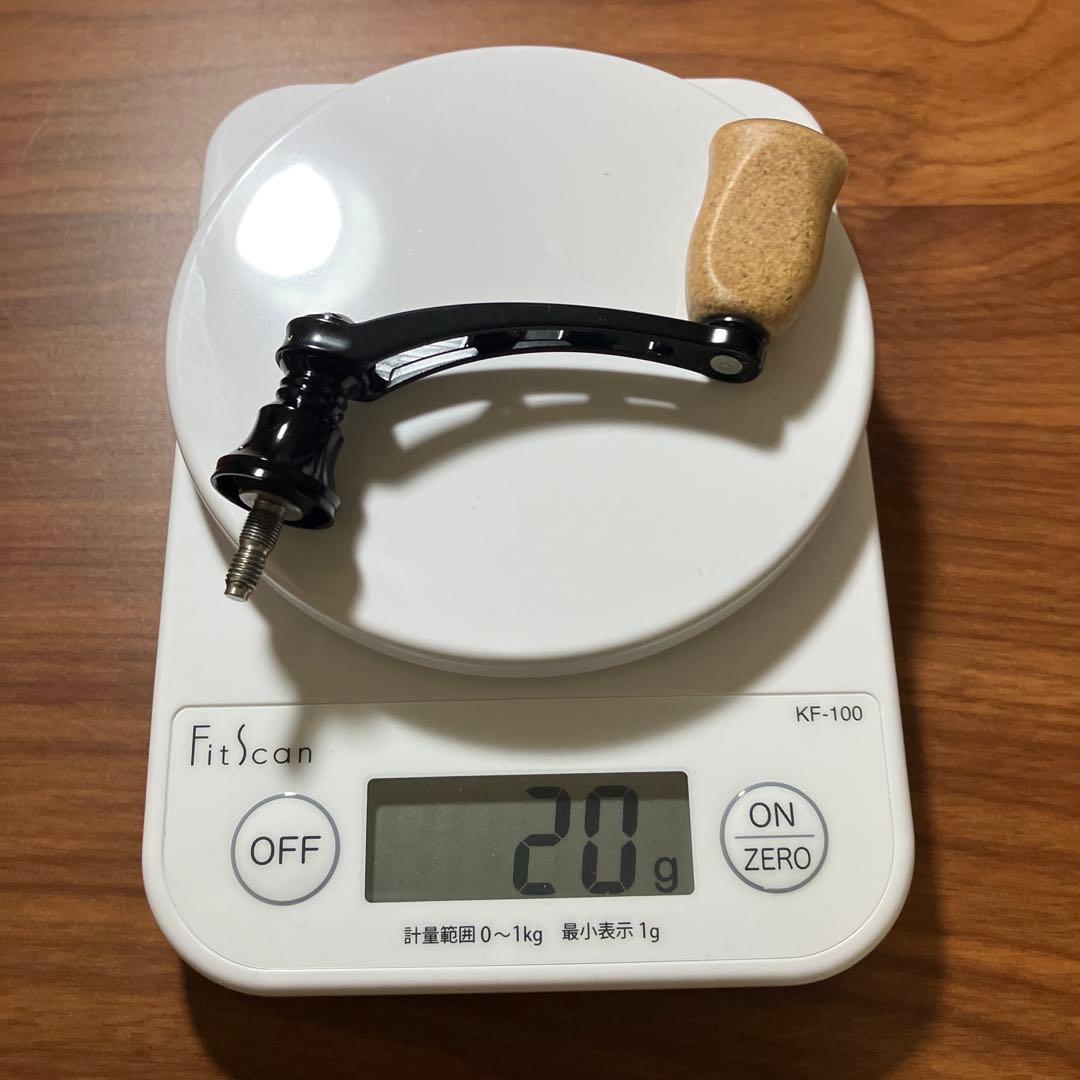 美品　超軽量　シマノ用　55mmシングルハンドル　コルクノブ　MTCW スタンド