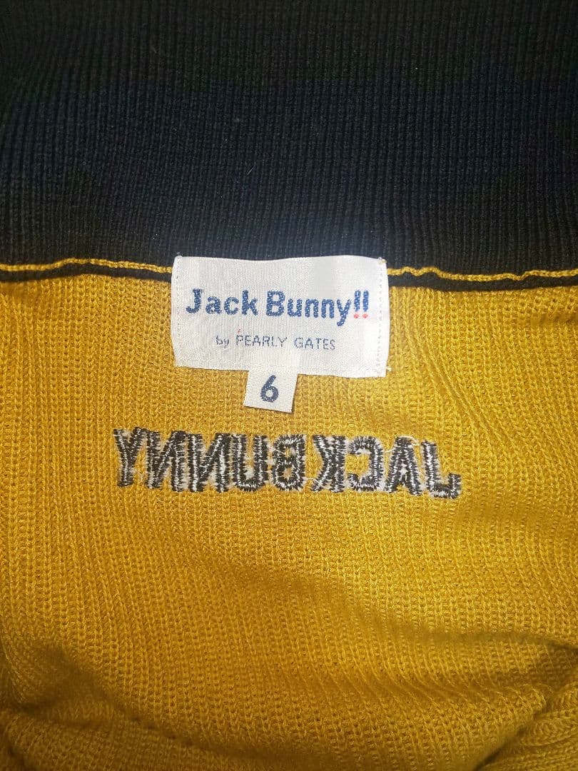 Jack Bunny ハーフジップ ニット メンズ サイズ６