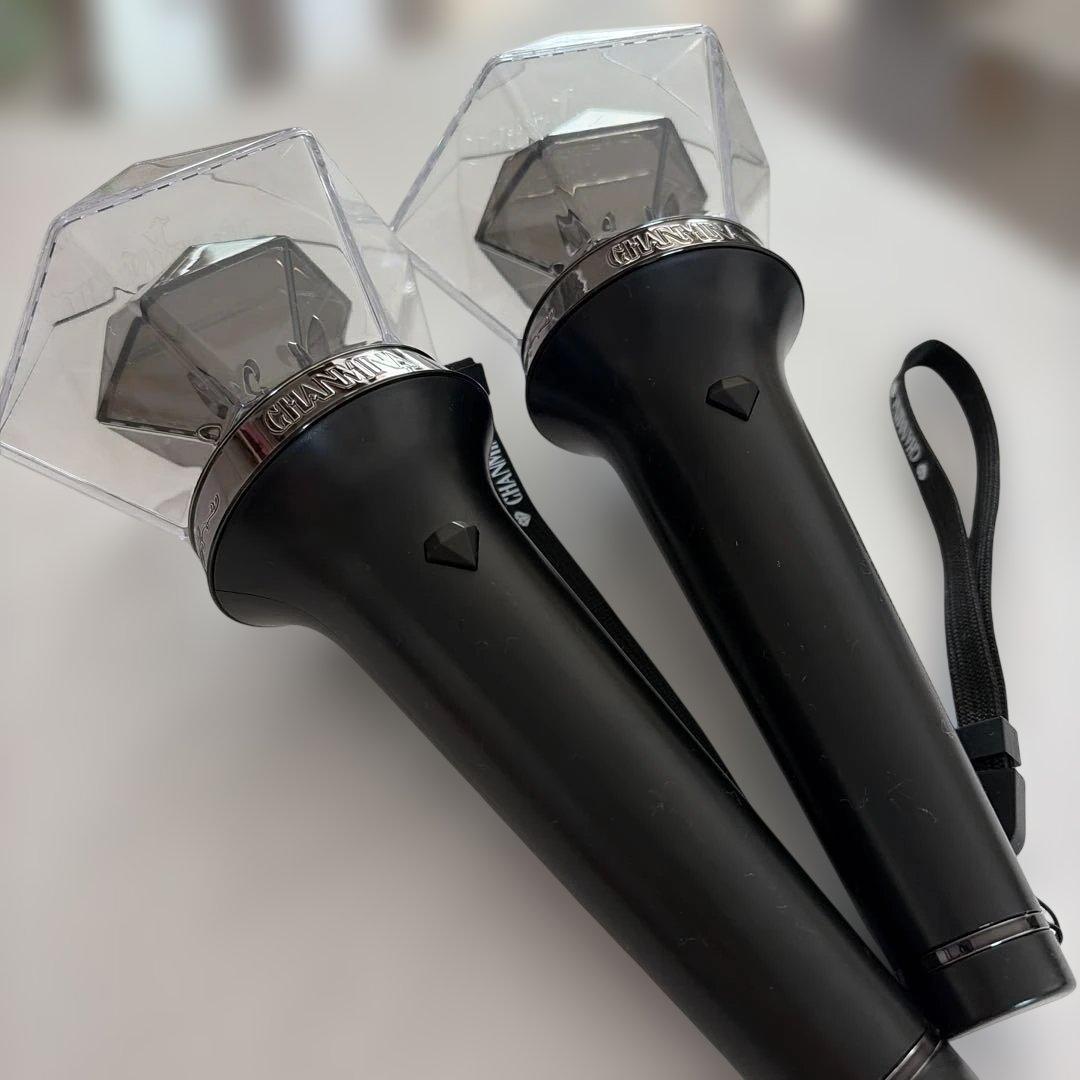 黒いダイヤモンド型ペンライト2本セット