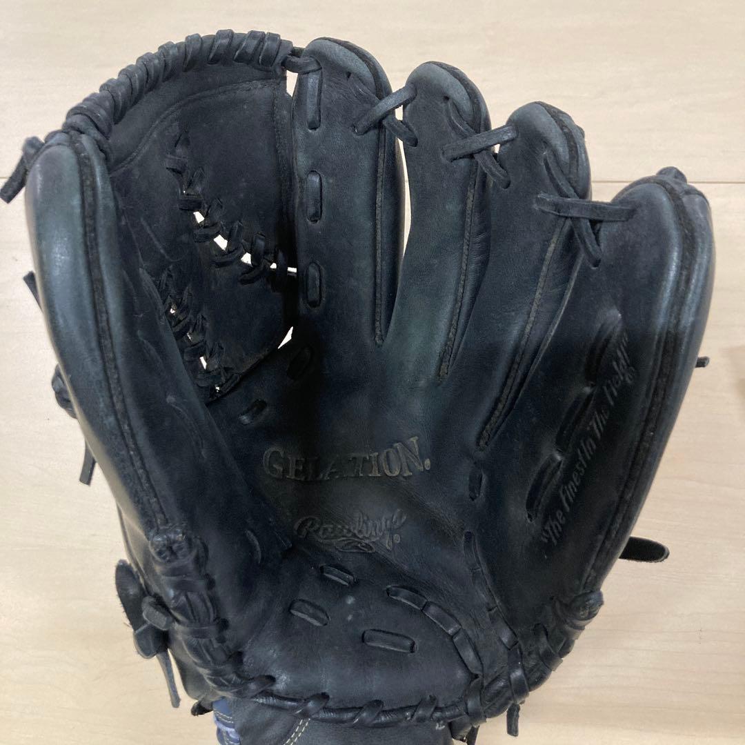 Rawlings 投手用 ブラック 硬式用