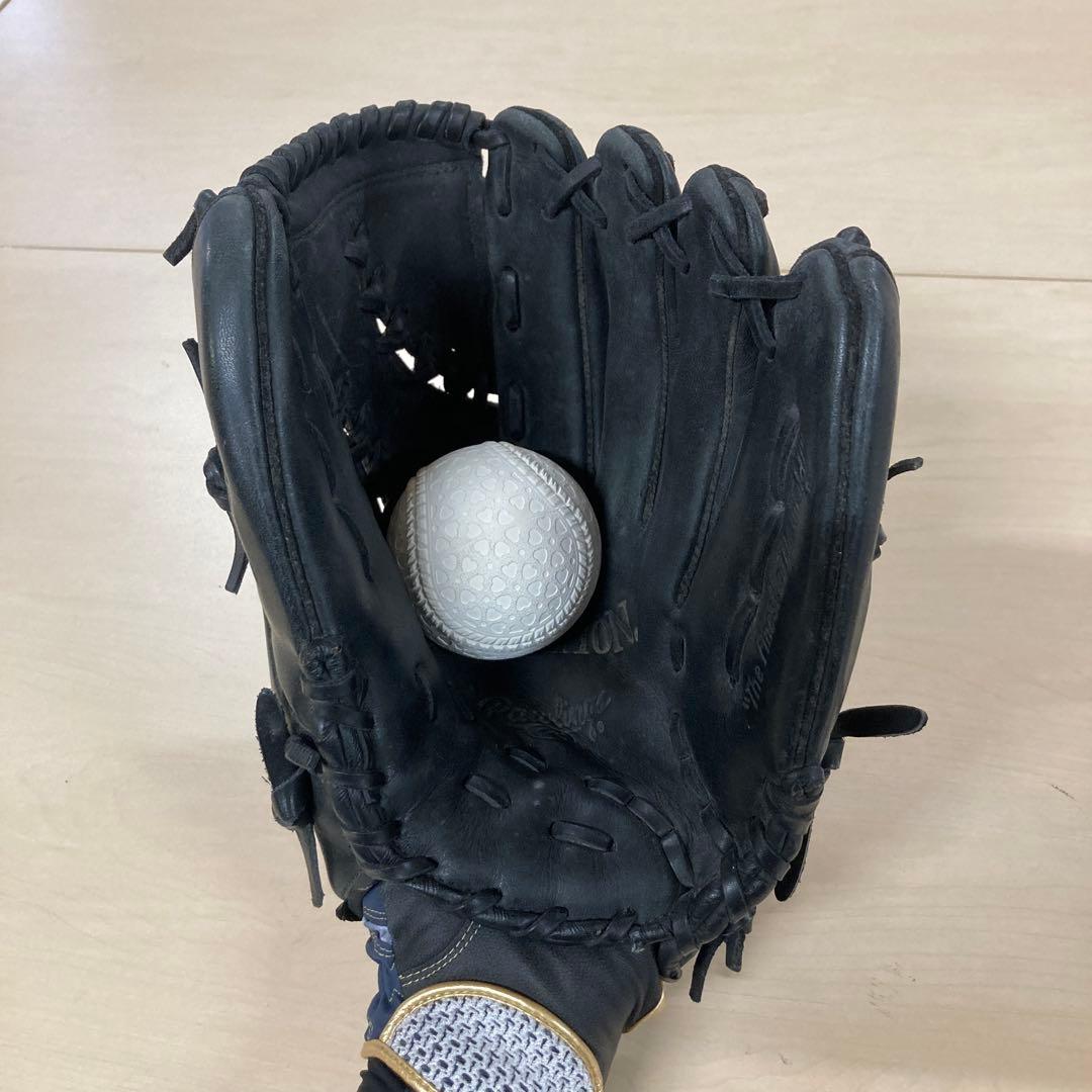 Rawlings 投手用 ブラック 硬式用