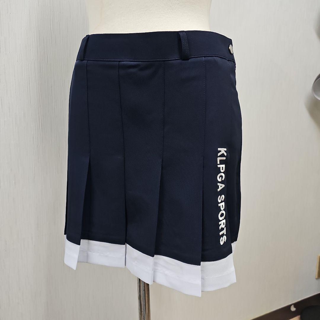 KLPGA SPORTS ネイビー プリーツスカート