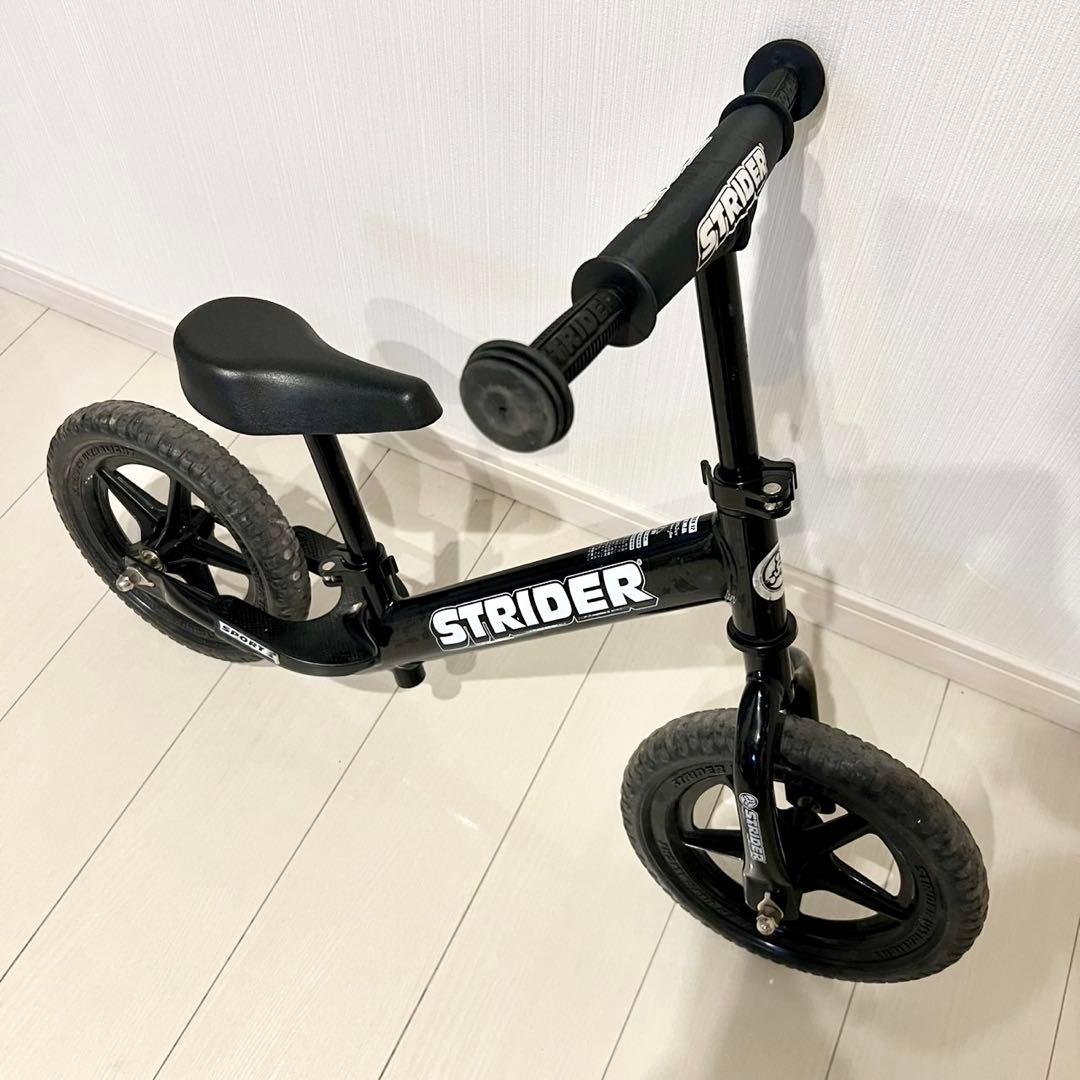 STRIDER ストライダー バランスバイク ブラック 12インチ キッズバイク