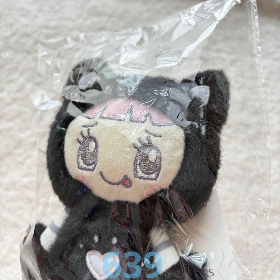 ナルミヤハッピーパーク ブラックミミリーちゃん くたくたぬいぐるみチャーム