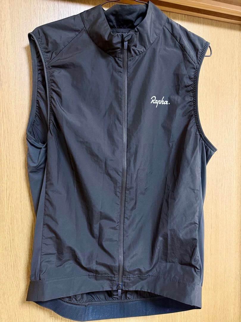 Rapha ジレ Deep Coffee｜ Lサイズ｜ポケット収納｜ダブルジップ
