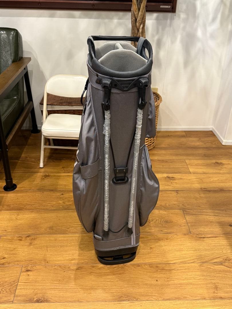 BEAMS GOLF キャディバッグ グレー