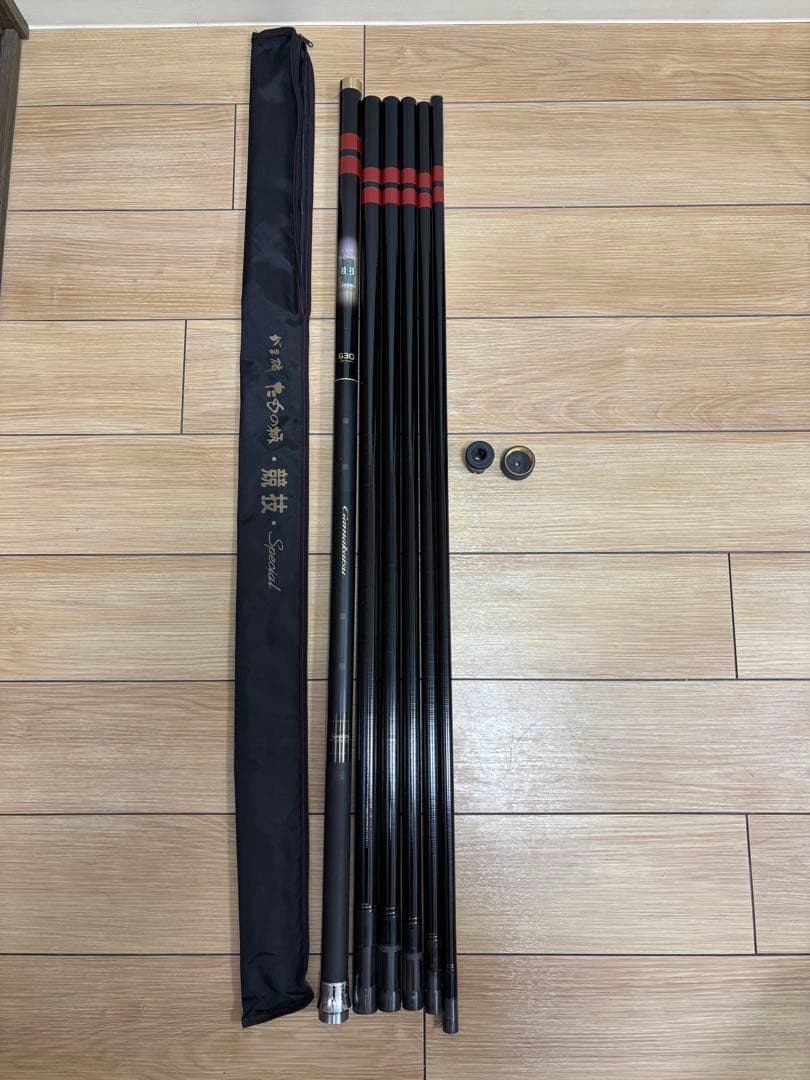 がまかつ　がま磯　たもの柄　競技SPECIAL 630