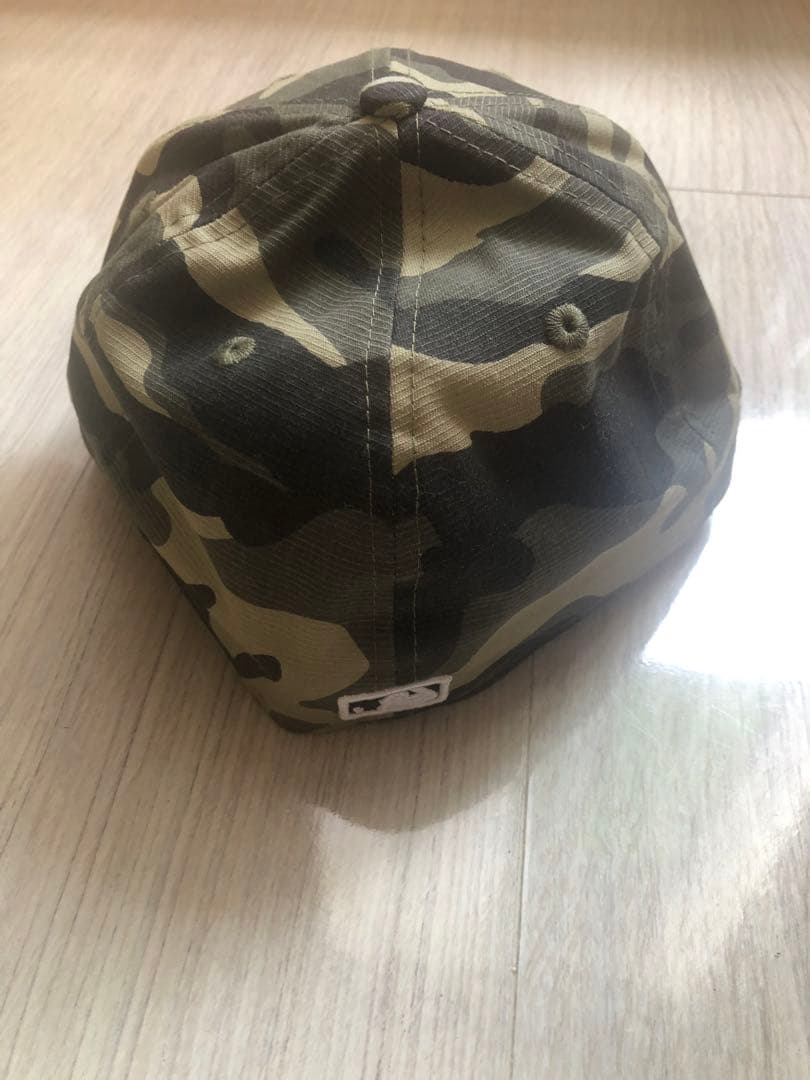 ニューエラ　59FIFTY 7 3/8 エンゼルス　カモ柄
