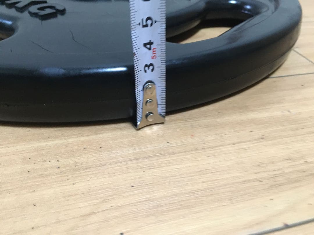 STEELEFLEX バーベルプレート10Kg× 2/計20Kg 穴径28ｍｍ