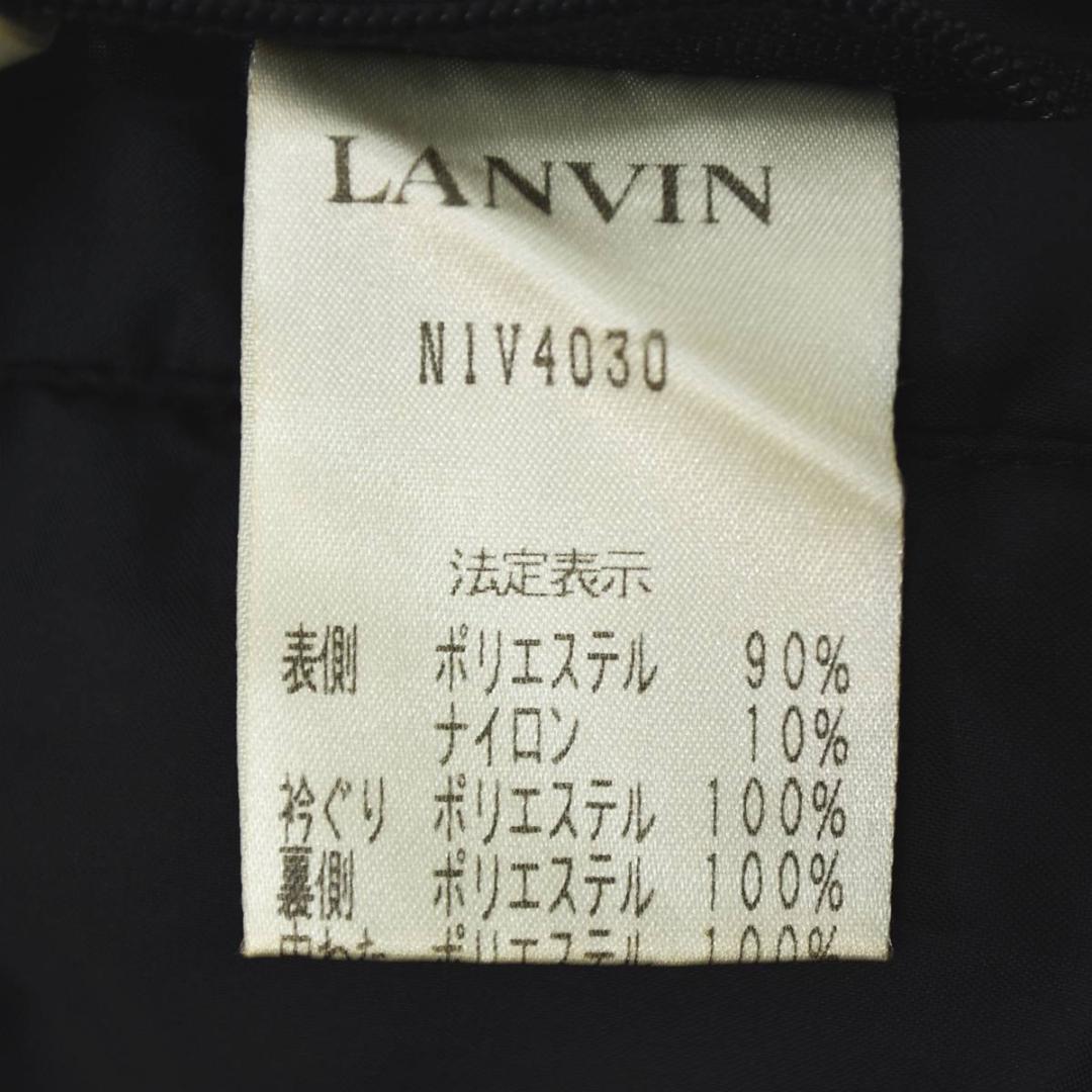 【上質】 【人気】 ランバンスポール リバーシブル ベスト 36 ブラック ♪