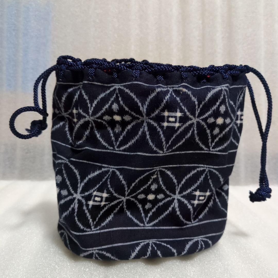 【川連漆器】二段丸重箱（袋付き）