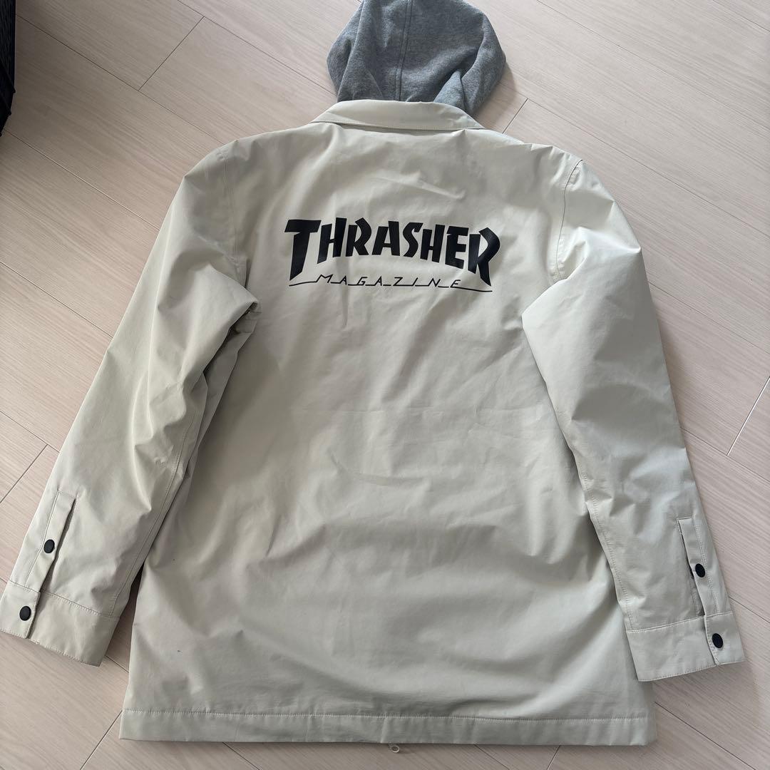 THRASHER スノーボードウェア L ホワイト