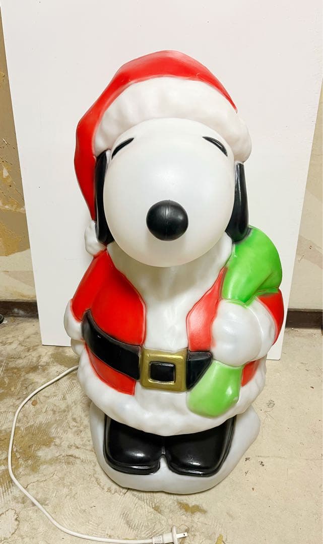スヌーピー　クリスマスライト　点灯可能　80cm SNOOPY