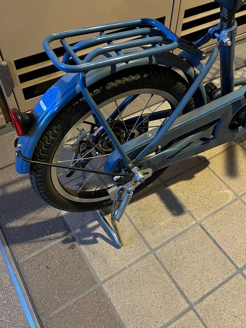引き取or着払いブリヂストン bikke 16インチ ブルーグレー 子供用自転車
