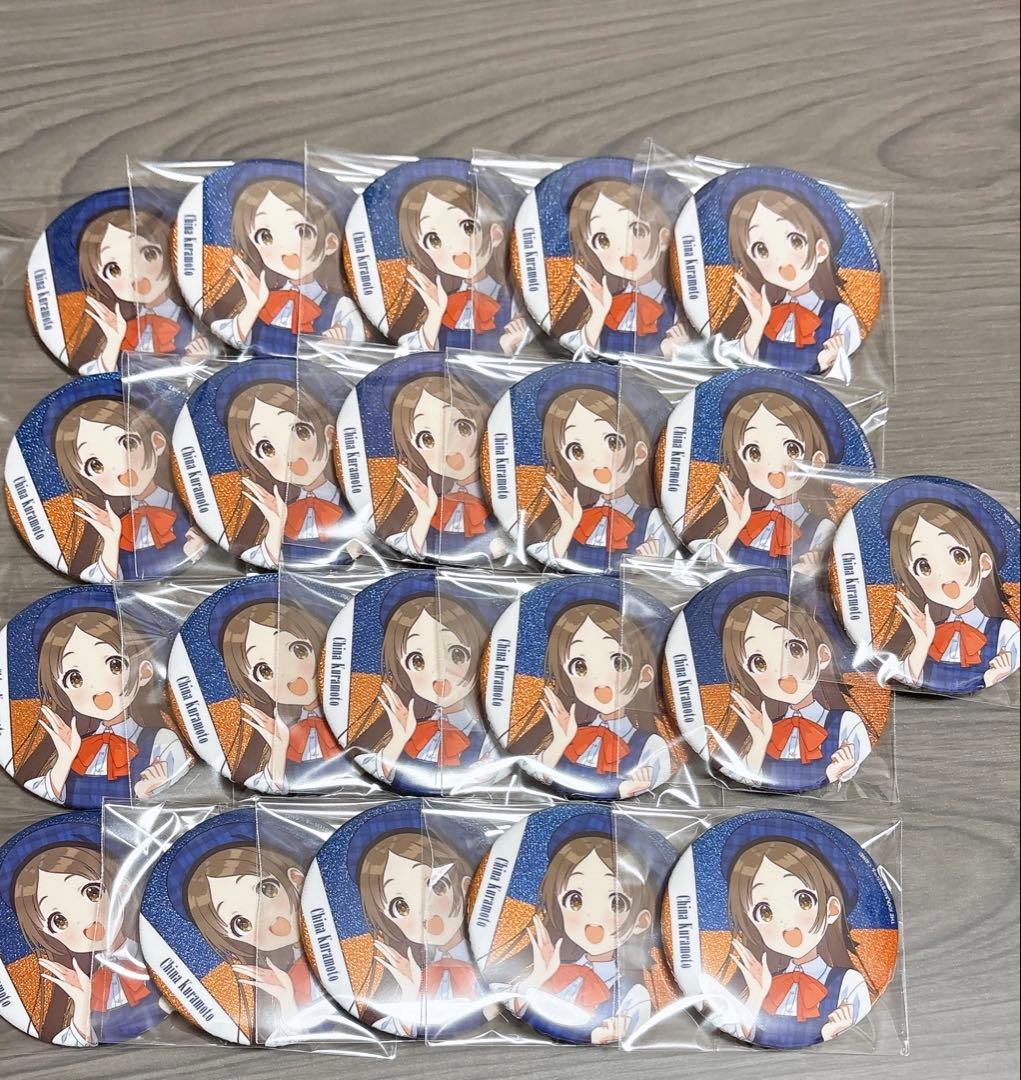 学マス 千奈 アニメイト75mm缶バッジ