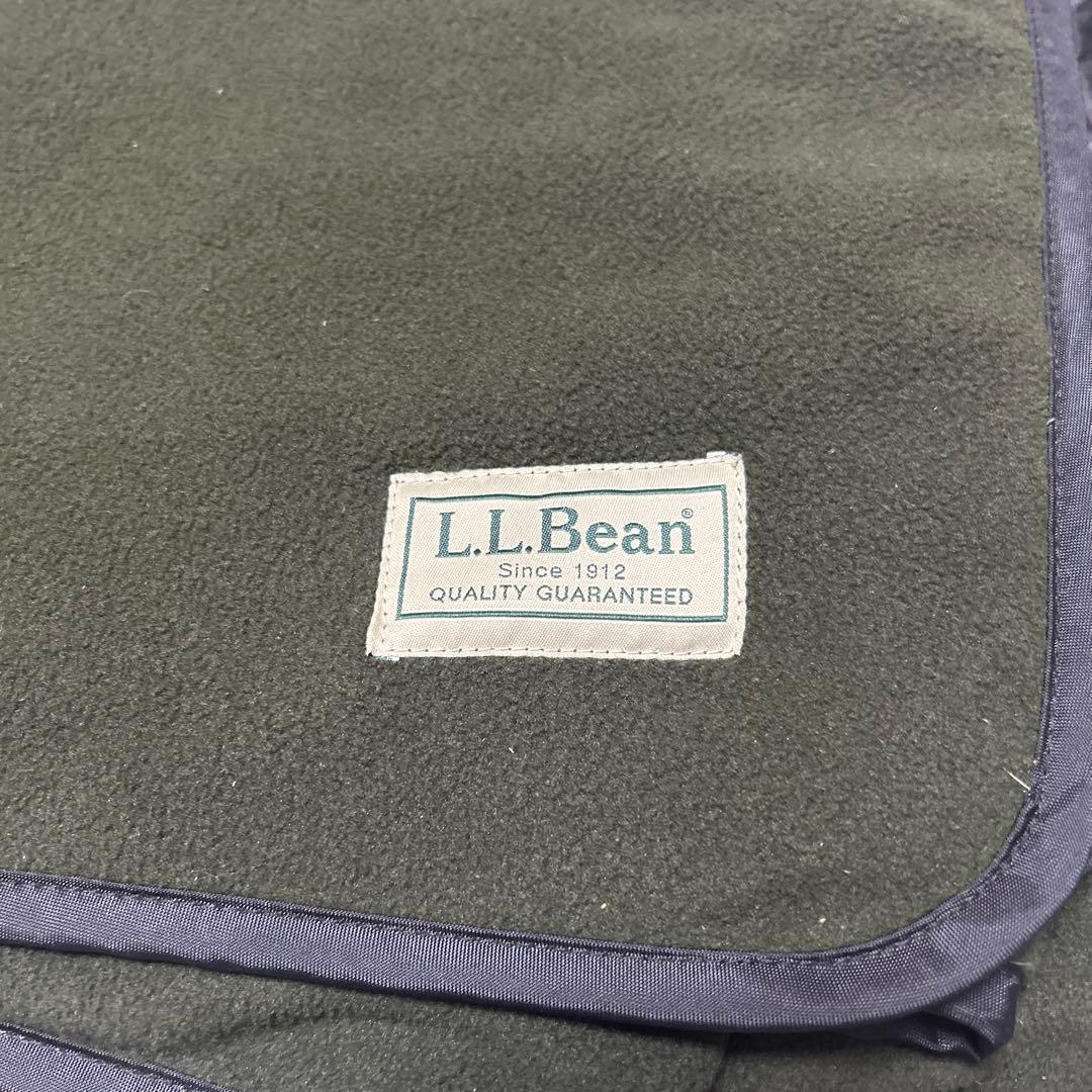 L.L.Bean フリースブランケット ダークグリーン