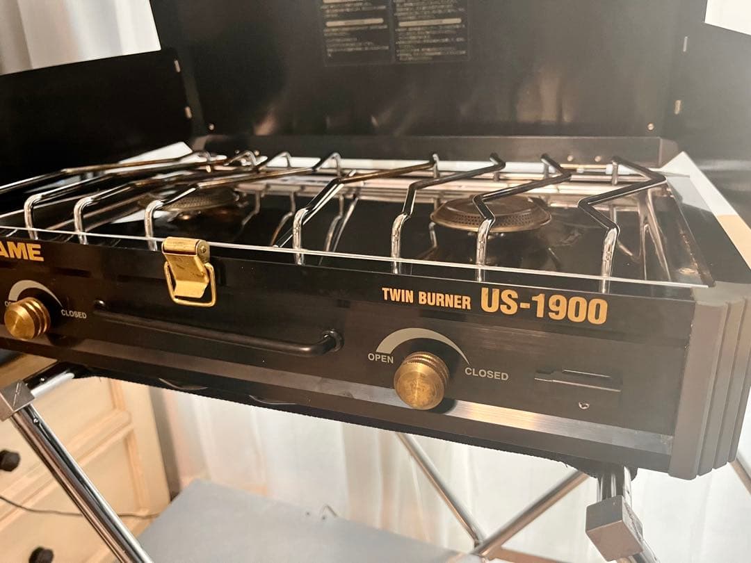 UNIFLAME ツーバーナーコンロ US-1900 キッチンスタンドセット