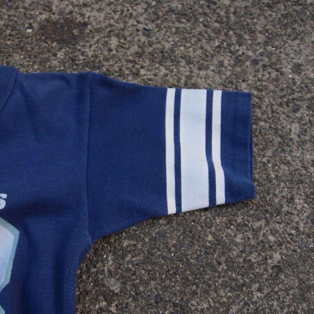 チャンピオン フットボールTシャツ WIN DALLAS COWBOYS 紺 M