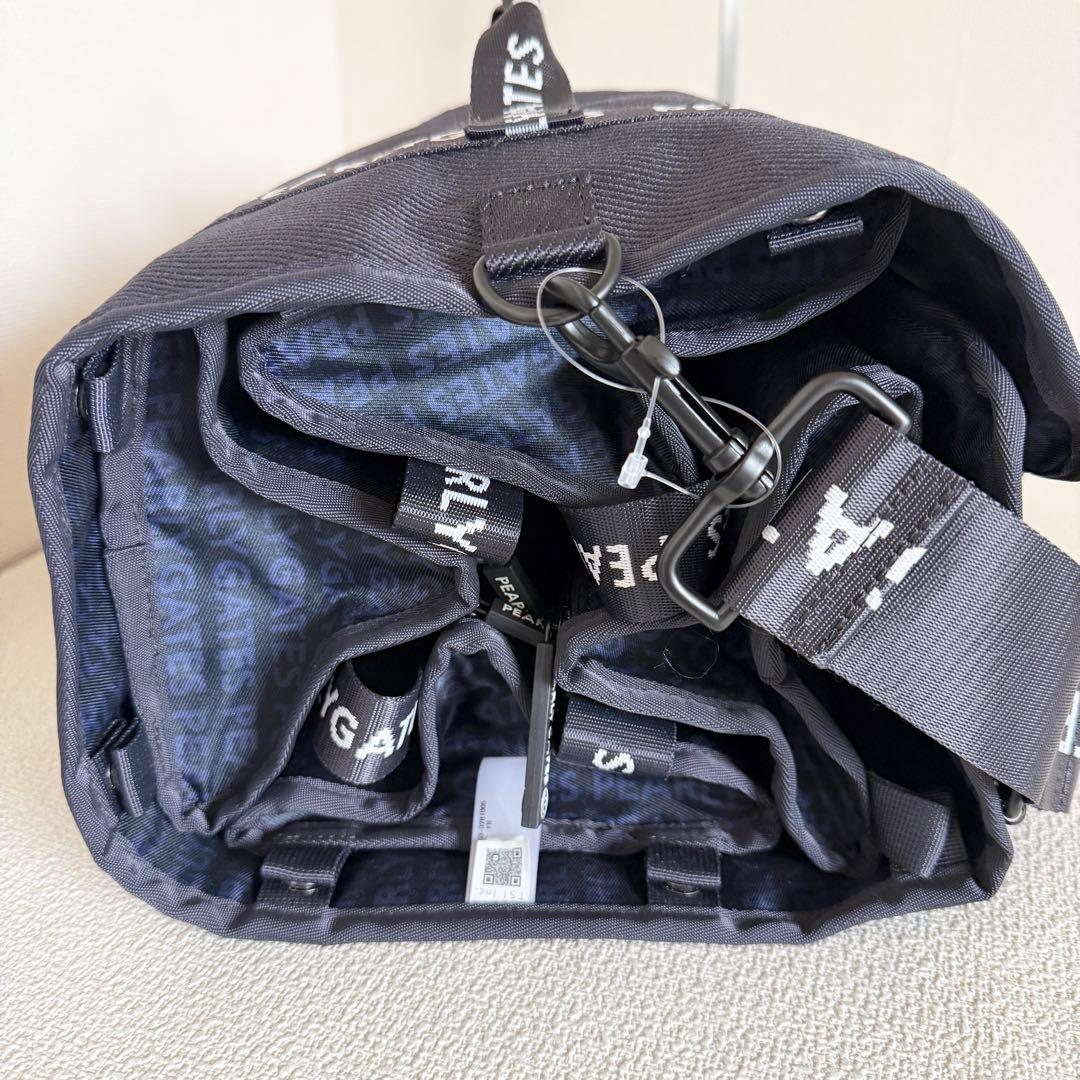 PEARLYGATES 収納バッグ ショルダー　ネイビー　多機能