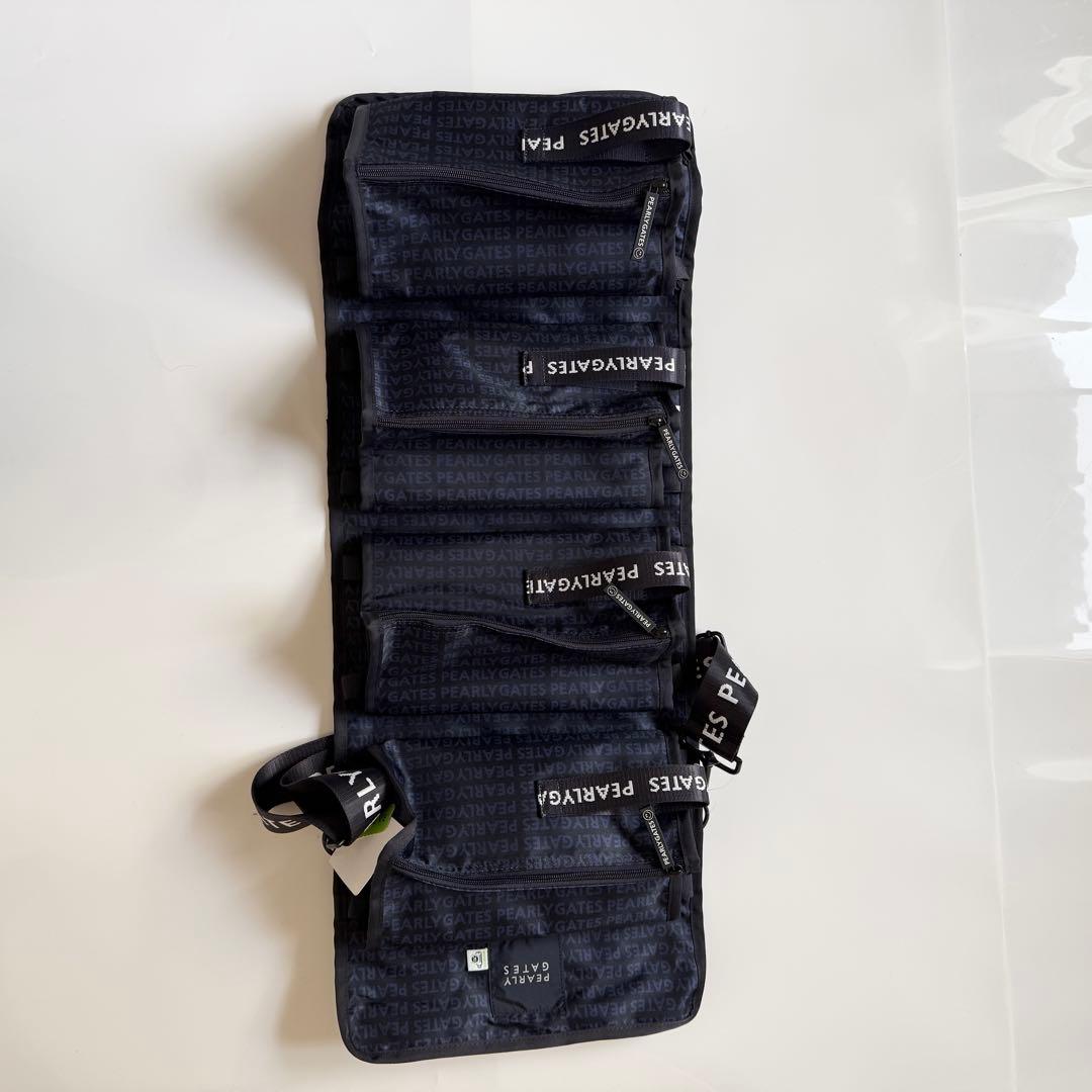 PEARLYGATES 収納バッグ ショルダー　ネイビー　多機能