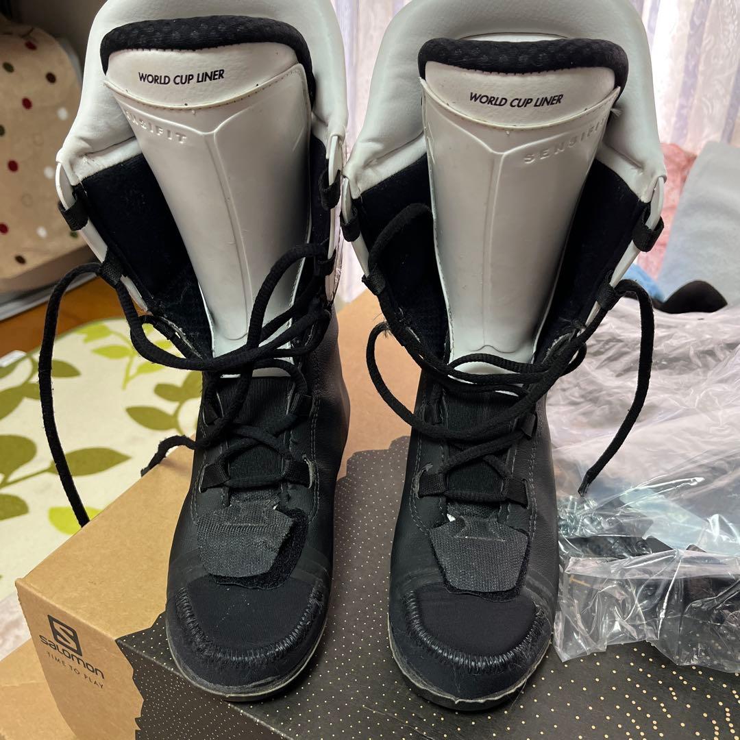 SALOMON 130 WC ブーツ 23/23.5cm 青