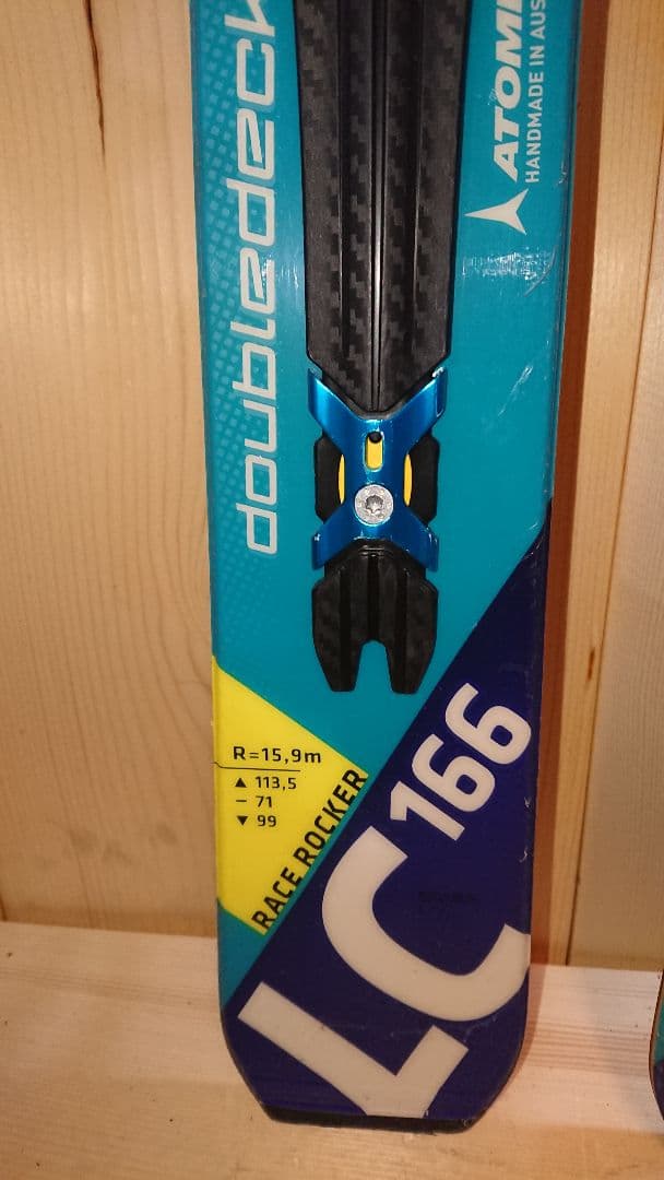 Atomic LC 166㎝ 簡単調整265〜360㎜ スキー板