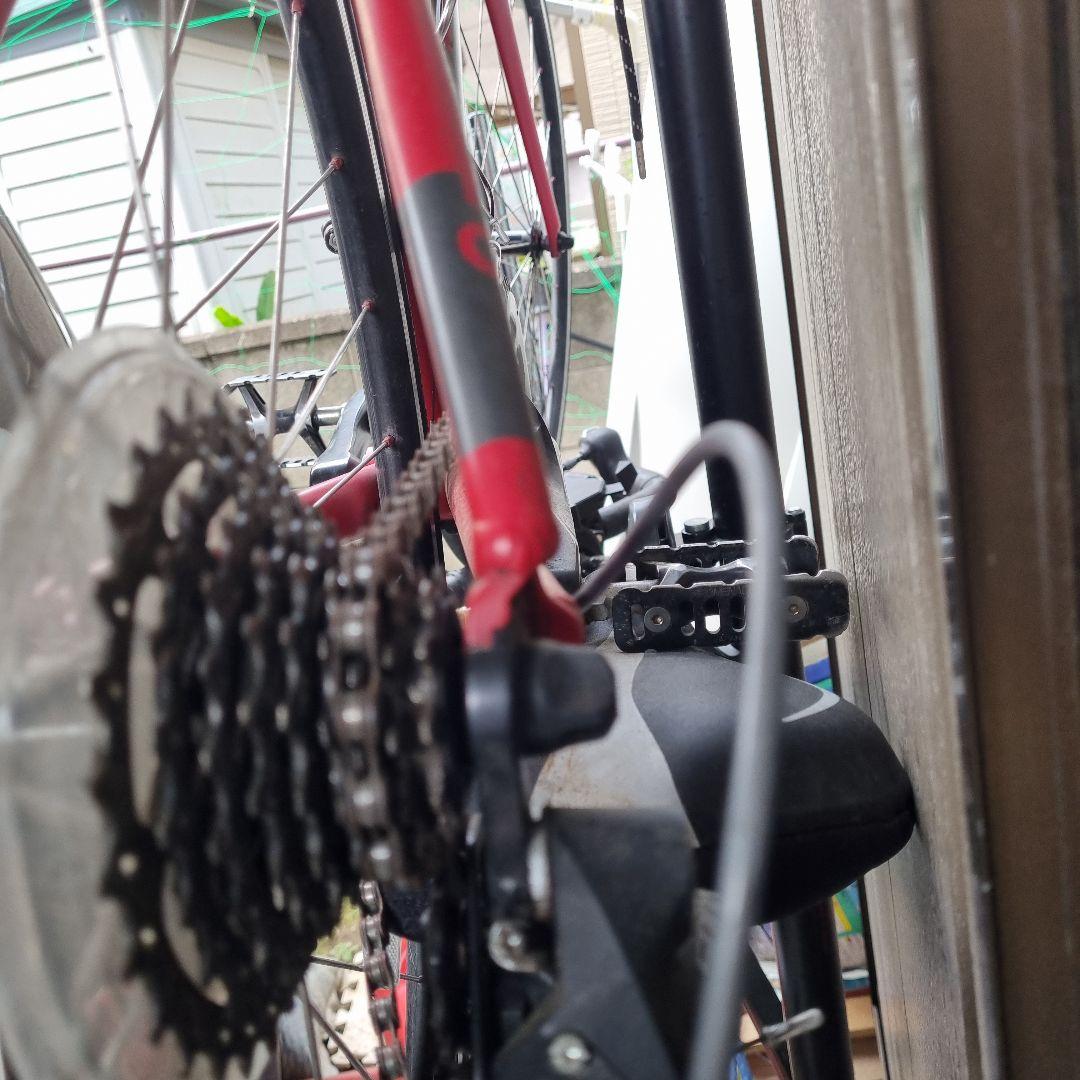 ロードバイクFELT マットレッド