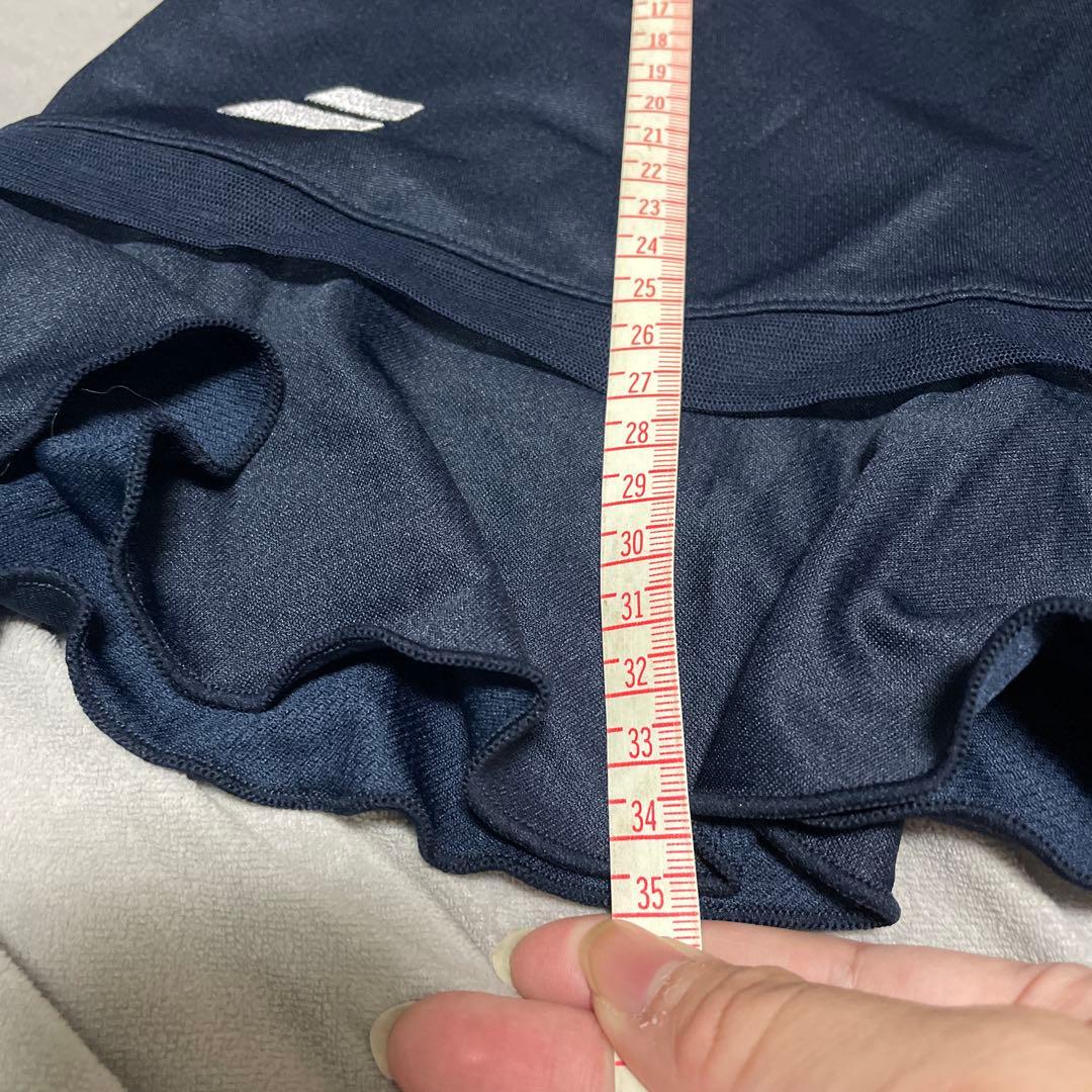 BabolaT テニスウェア セットアップ ネイビー Tシャツ スコート L