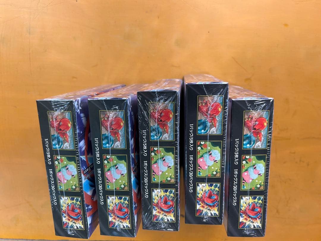 ポケモンカード ニンジャスピナー シュリンク付 5BOX