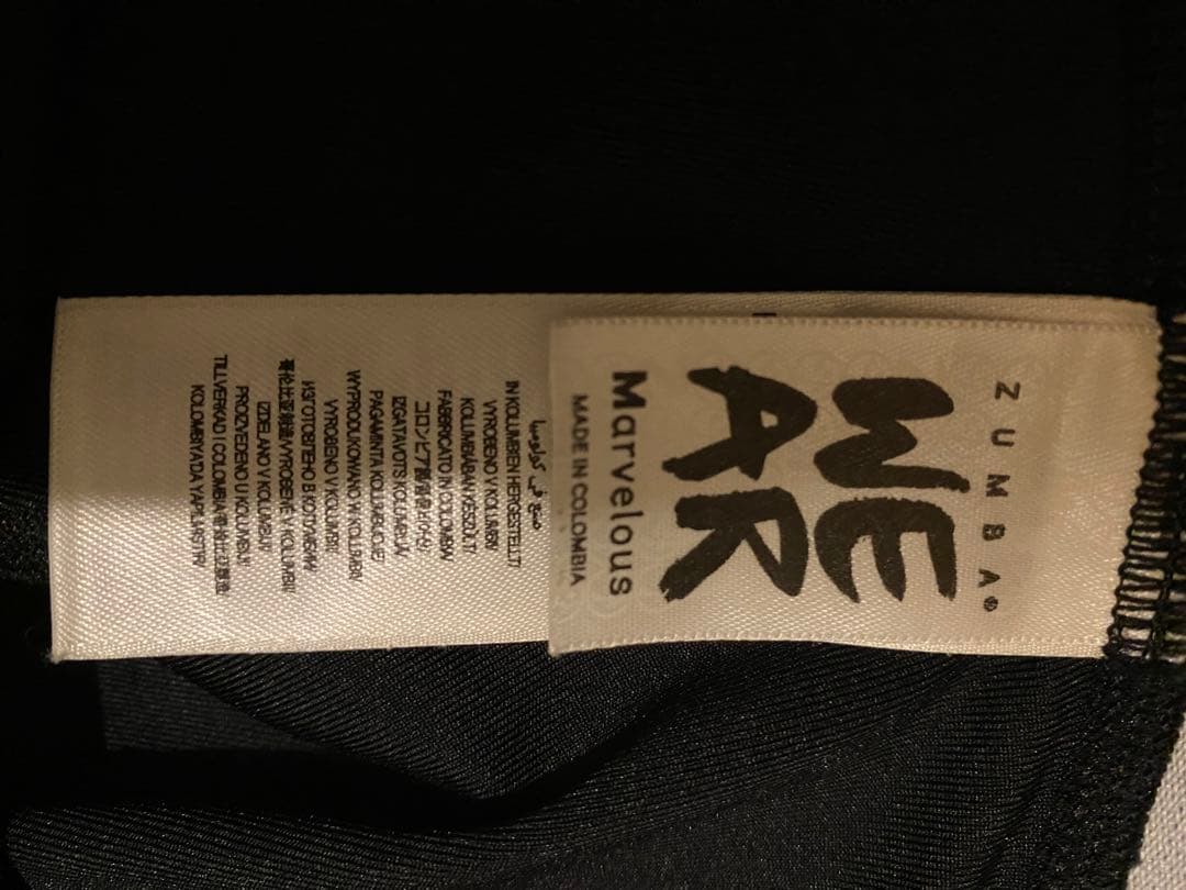 【美品】ZUMBA シルバー柄スパッツ