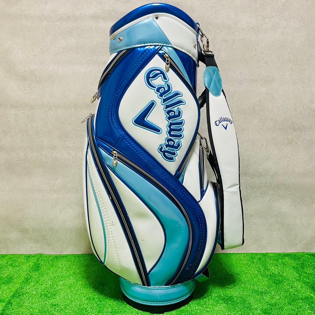 極美品　Callaway キャロウェイ　キャディバッグ ゴルフバッグ　エナメル