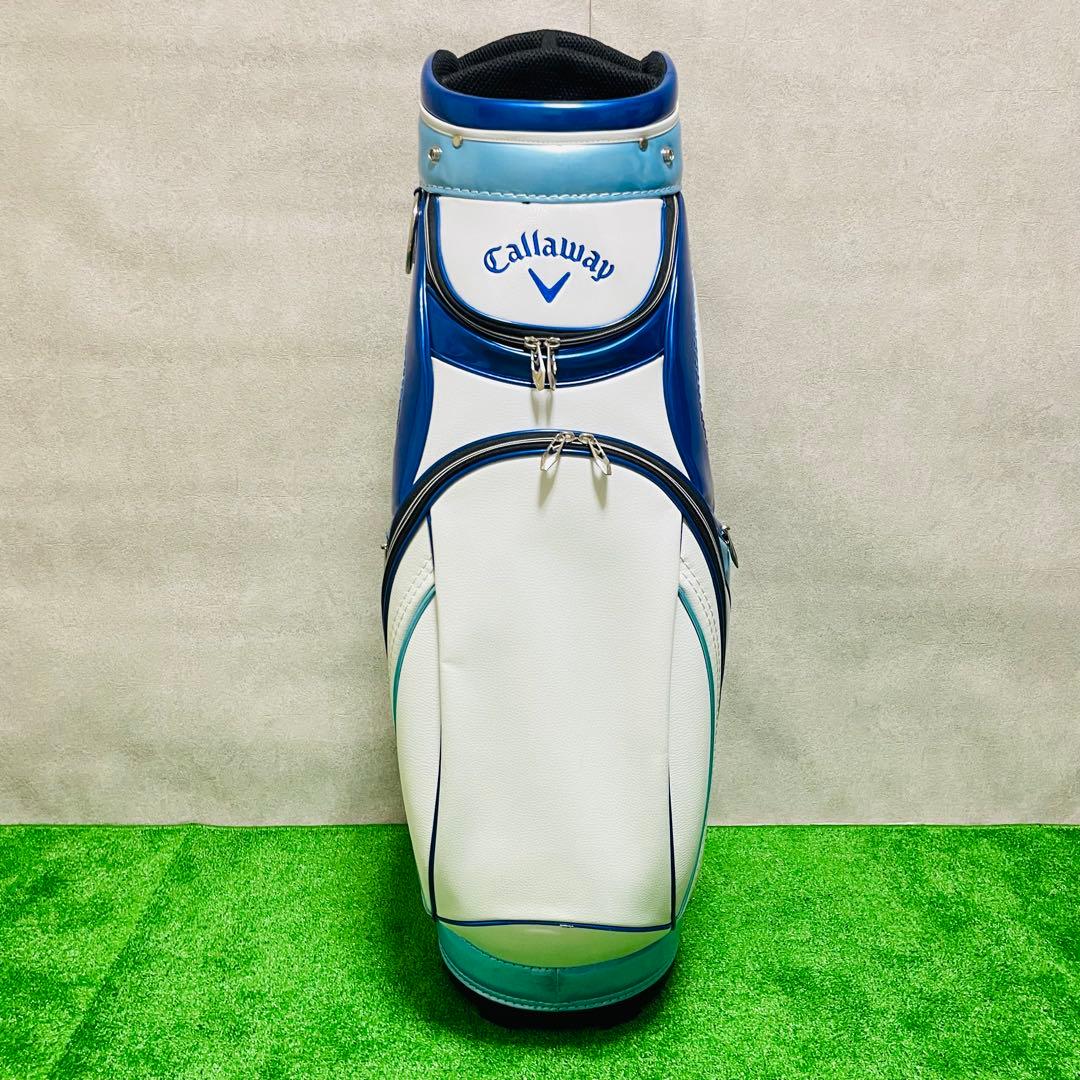 極美品　Callaway キャロウェイ　キャディバッグ ゴルフバッグ　エナメル