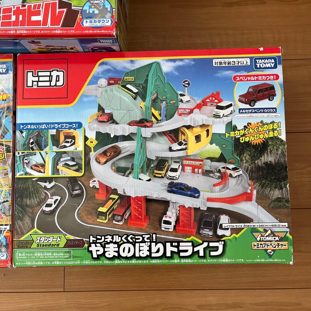 トミカビル　やまのぼりドライブ　アクション高速どうろ　3セットまとめ売り