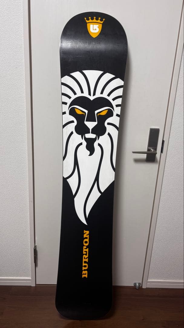 希少　BURTON LION 158cm名作グラフィック 黒×金 良品